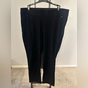 INC - black straight leg pants - size 14 - barely worn